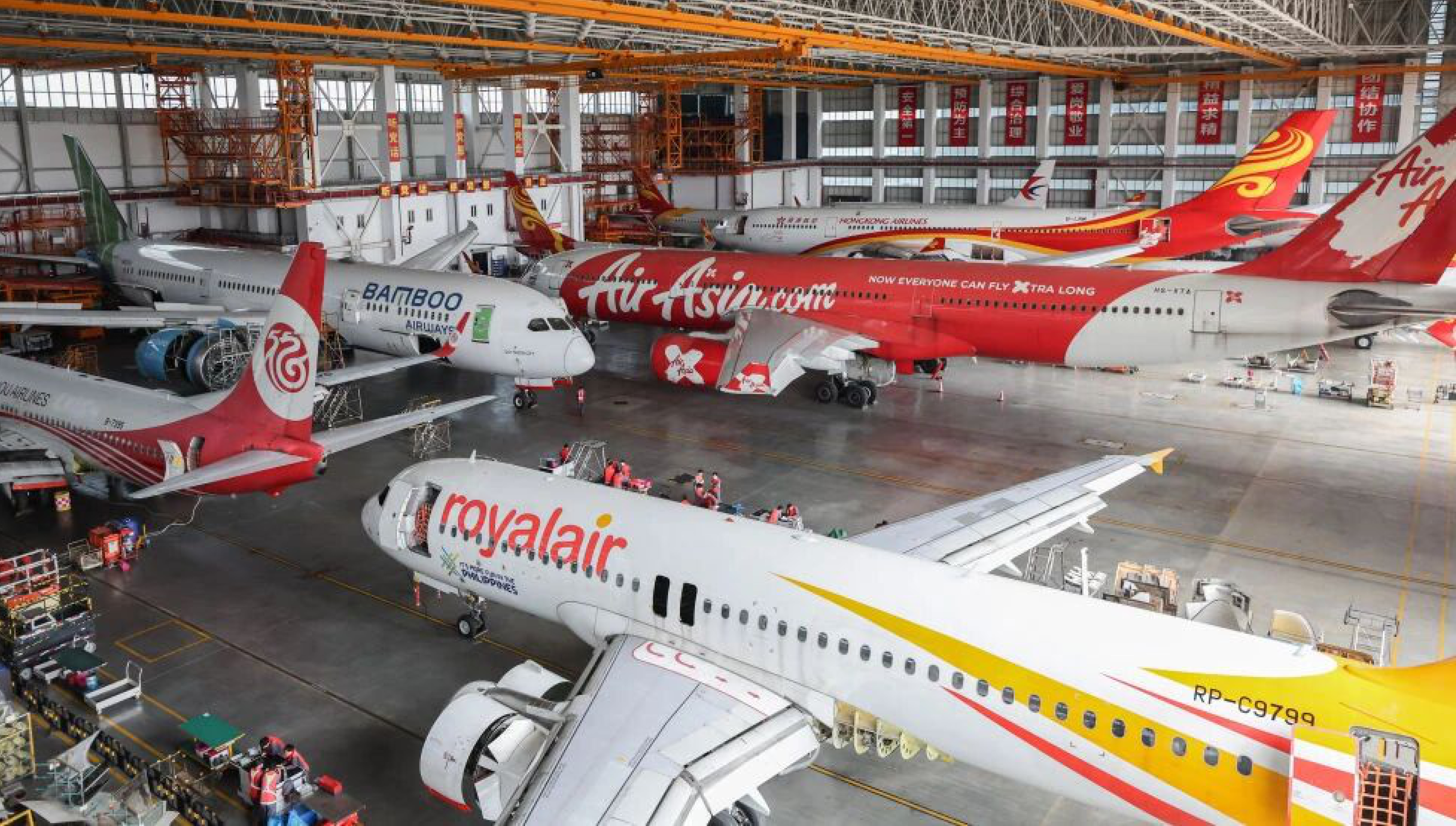 Hainan's aircraft repair hub soars as magnet for global airlines