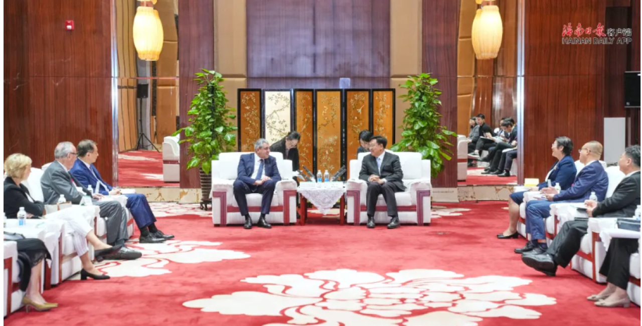 Feng Fei Meets Zurab Pololikashvili, UN Tourism Secretary-General