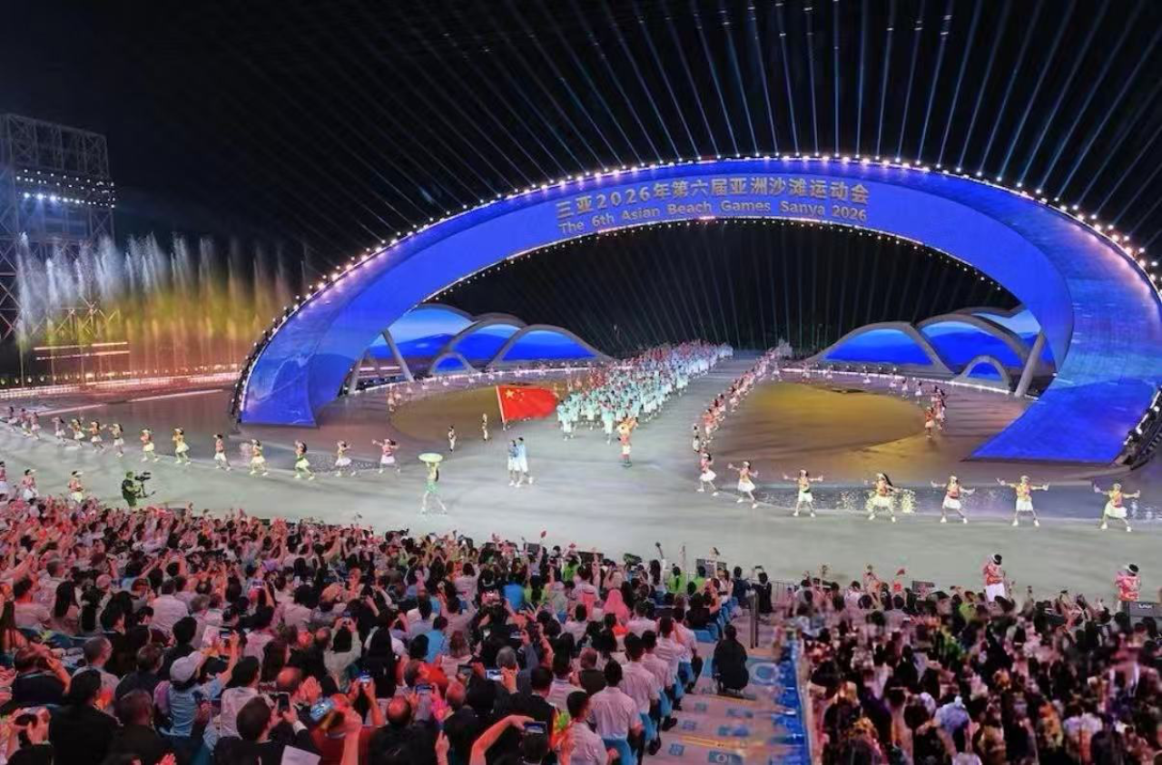 Asian Beach Games open in tropical city of Sanya